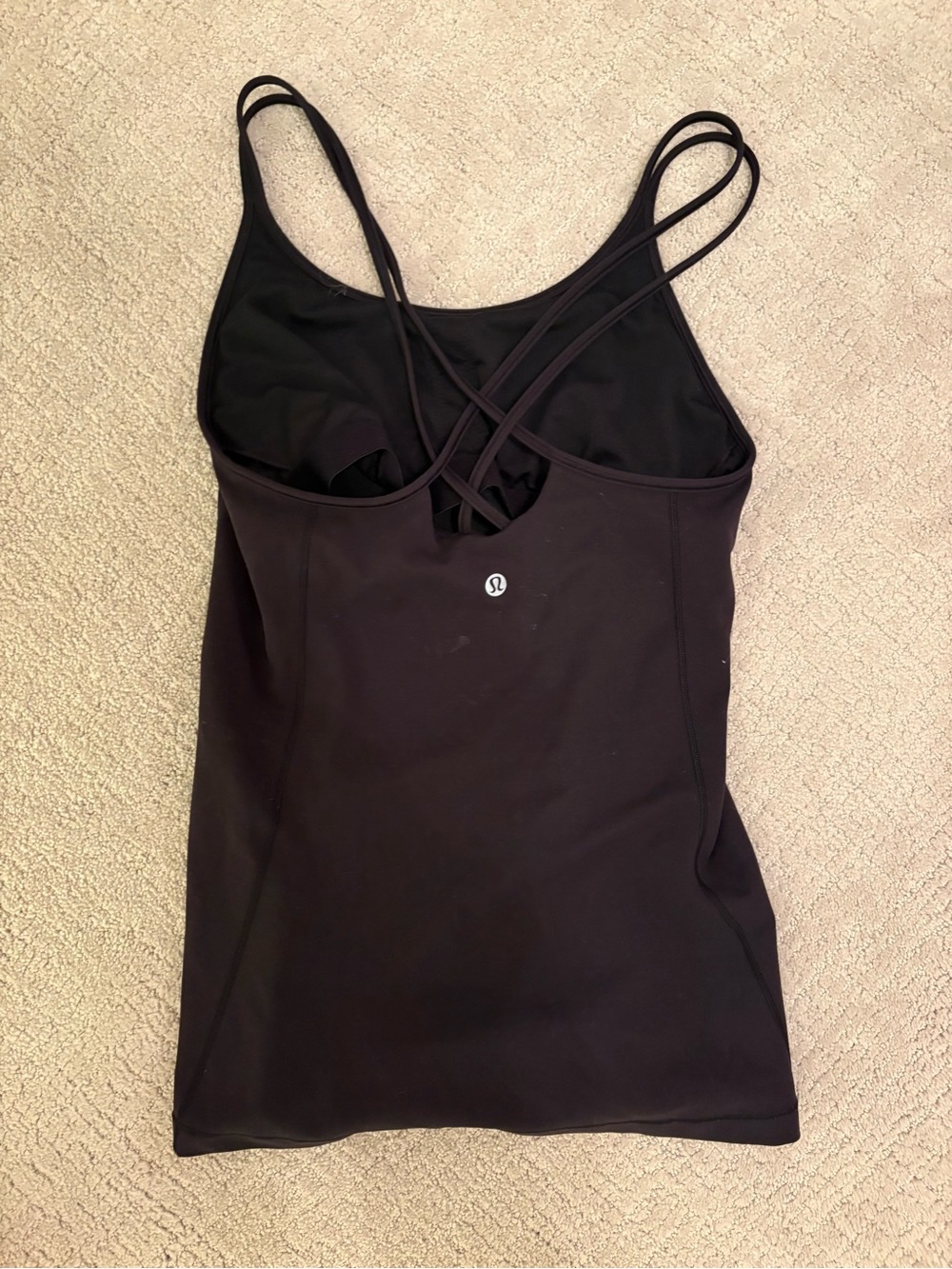 lululemon athletica Black Strappy Camisole Tank